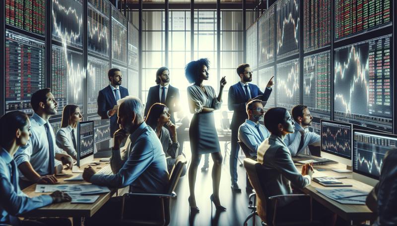 Stock market charts showing volatile trends during a crash